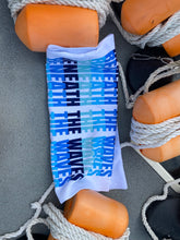 Load image into Gallery viewer, Premium Beach Towel - Beneath the Waves Text
