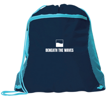 Load image into Gallery viewer, Beneath The Waves Drawstring Backpack

