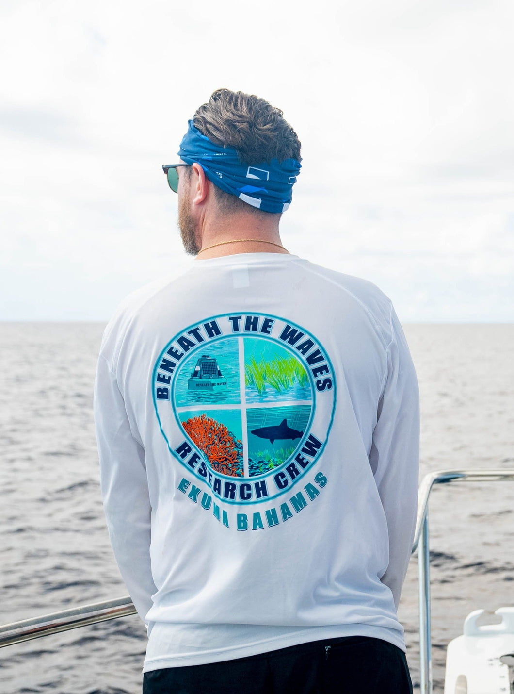 Beneath The Waves Rash Guard - Campaign: Exuma, Bahamas
