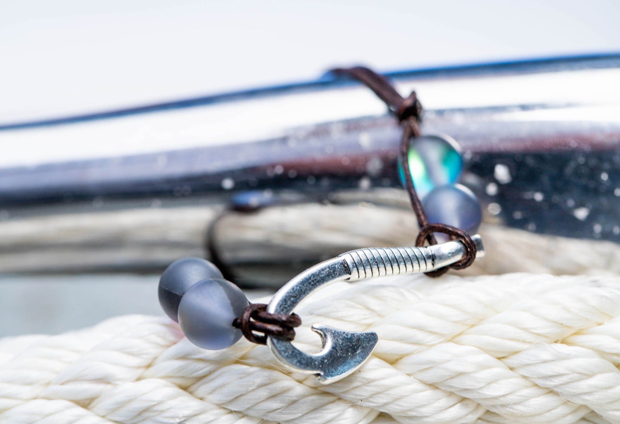 Burnt Orange Fish Hook Bracelet – Fish Hook Bracelets | Chasing Fin Apparel