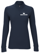 Load image into Gallery viewer, Beneath The Waves Ladies Quarter Zip
