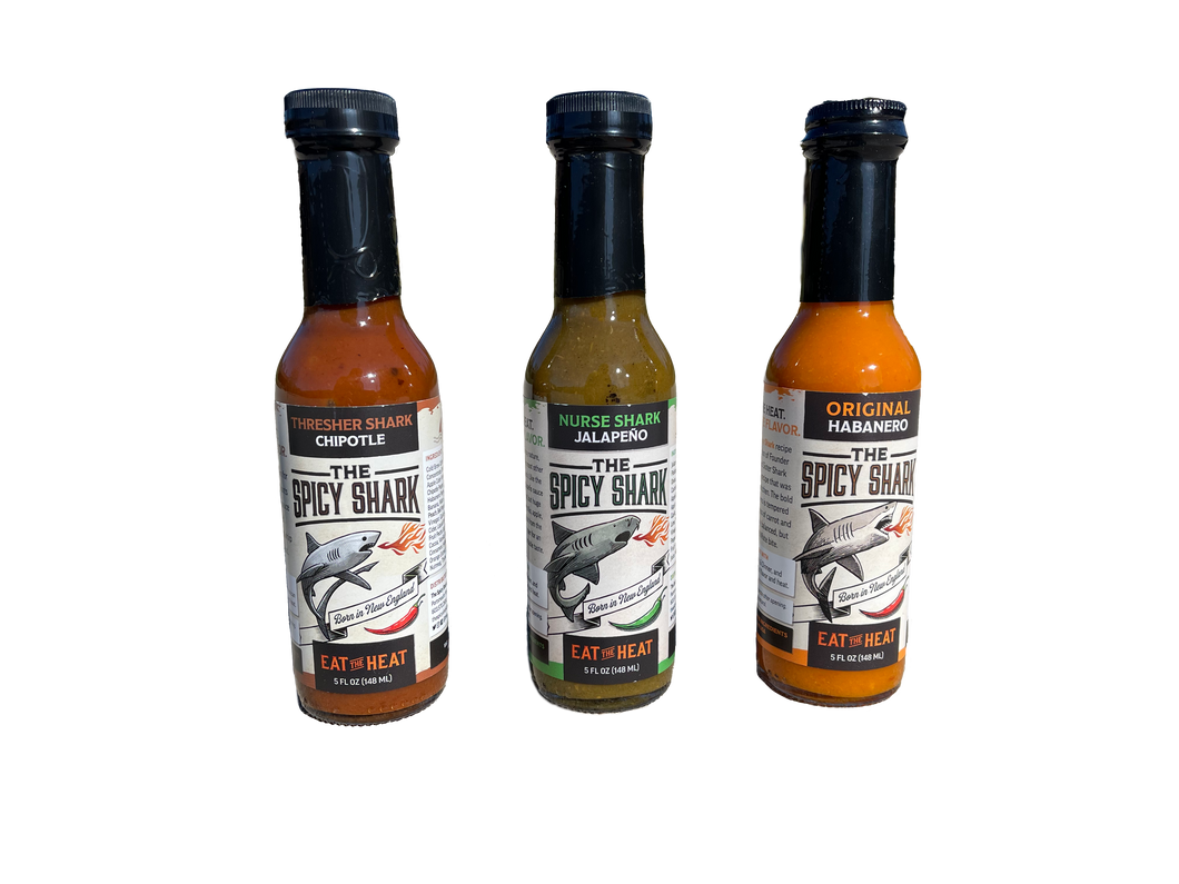 The Spicy Shark - The Mild Heat Collection (3 Bottles)
