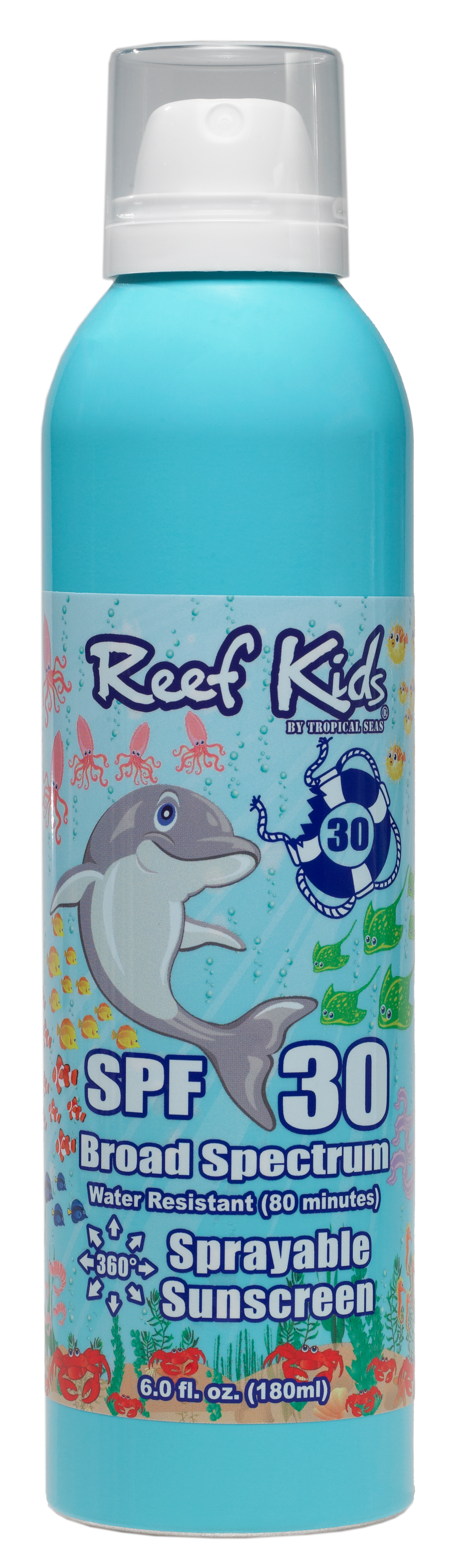 Reef Babies SPF 30 Broad Spectrum Continuous Spray Sprayable Sunscreen 6oz